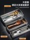 Disinfection cabinet chopstick box stainless steel tableware chopsticks spoon storage box high-end new ventilated chopstick cage