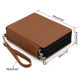 Hot-selling high-end 120-hole leather pencil bag art sketch brush colored pencil 120 color storage pencil case free shipping