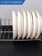 304 stainless steel low-low disc rack disinfection cabinet built-in dish storage rack cabinet plate storage rack drain