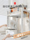Japanese microwave oven storage rack pull-out kitchen rice cooker rack countertop multi-functional appliance oven storage rack