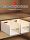 Japanese cabinet storage box right angle rectangular snacks sorting box transparent right angle storage box desktop sorting box