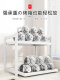 Japanese microwave oven storage rack pull-out kitchen rice cooker rack countertop multi-functional appliance oven storage rack