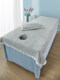 Beauty linen single piece beauty salon special cool mat summer massage head bed ice silk mat high-end feeling washable