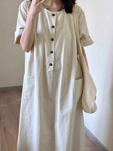 高级感孕妇装女夏季大码裙可哺乳裙子舒适透气夏装洋气孕期连衣裙 — 2