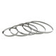 201 stainless steel throat clamp tube clamp clamp clamp hoop tube clamp hoop tube movable hoop water hoop range hood washing machine gas pipe
