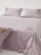 All-cotton old coarse cloth mat set, original cotton cute printed coarse cloth bed sheets, bed covers, comfortable, dry, breathable