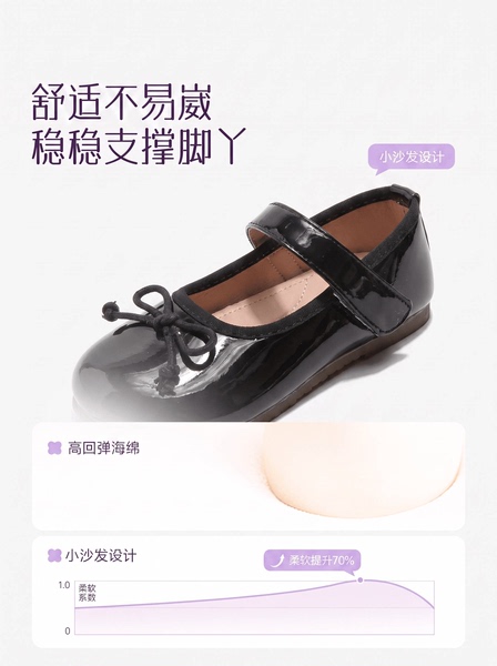 黑色小皮鞋女童学院风配裙子英伦风百搭不累脚圆头2026新款女款夏 — 3