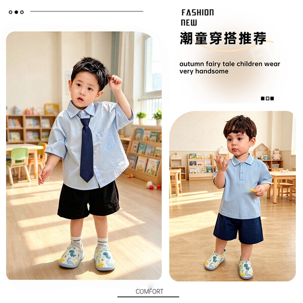 幼儿园室内鞋男童轻便款帆布鞋小童入园卡通学步鞋男宝鞋2026新款 — 2