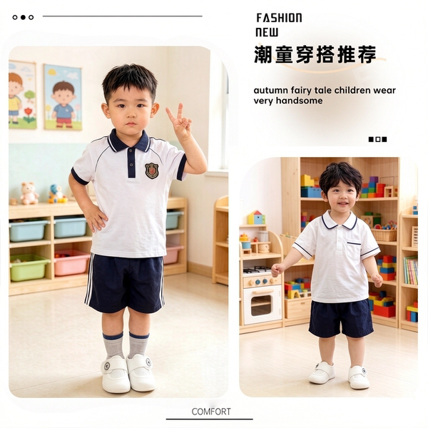 幼儿园室内小白鞋男童轻便防滑室内鞋男宝入园入学儿童白色帆布鞋 — 2