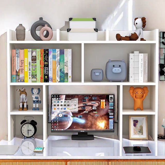 Students use desktop small bookshelf dormitory bookcase modern simple environmental protection storage rack simple desk bookshelf storage rack