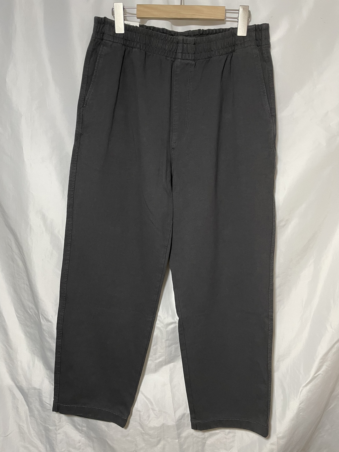 UNIQLO MENS & WOMENS WASHED COTTON LOOSE TRACK PANTS OUTDOOR CAMPING SLACKS 456930UNIQLO