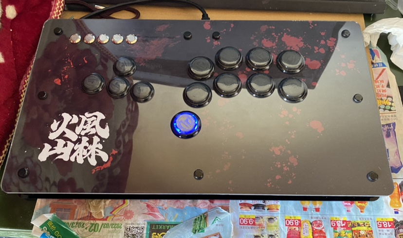 히트박스 아케이드 조이스틱 스트리트 파이터 6 조이스틱 사일런트 히트박스