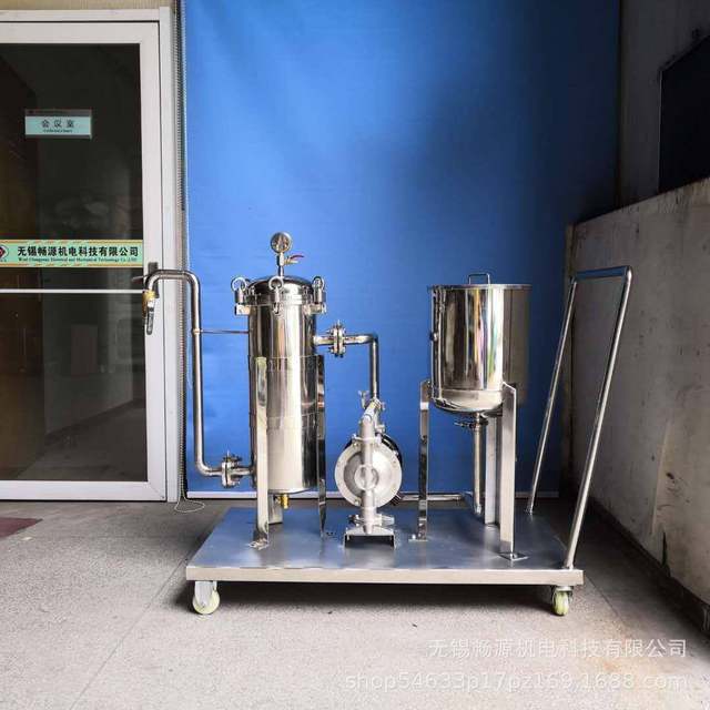 Source manufacturer bag filter machine movable car filter machine bag filter machine filling equipment