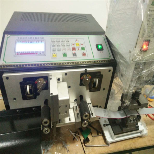 40P gray line is fully automatic cut and peeling and splitting line in one go. High precision and good stability