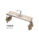 Bamboo 4-head bamboo hanger quilt drying sheets Cross clothes hanger quilt drying clothes hanger Bamboo trouser rack 8 clip clip