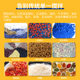 Custom thickened feed mixer stainless steel industrial plastic mixer high-speed powder pellet vertical color mixer