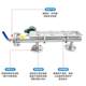 Magnetic flip level gauge with remote transmission side-mounted stainless steel flange sensor magnetic switch float water level oil level gauge