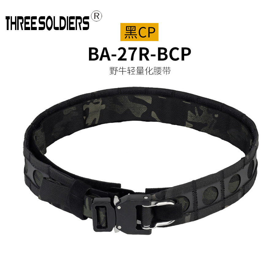 NYLON MENS WIDE DOUBLE LAYER MOLLE OUTER BELT OUTDOOR MOUNTAINEERING HIKING LOAD HANGING WAIST BAND