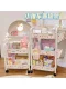 Cart storage rack floor-standing living room, kitchen, bathroom mobile multi-layer snack rack bedroom bedside storage rack