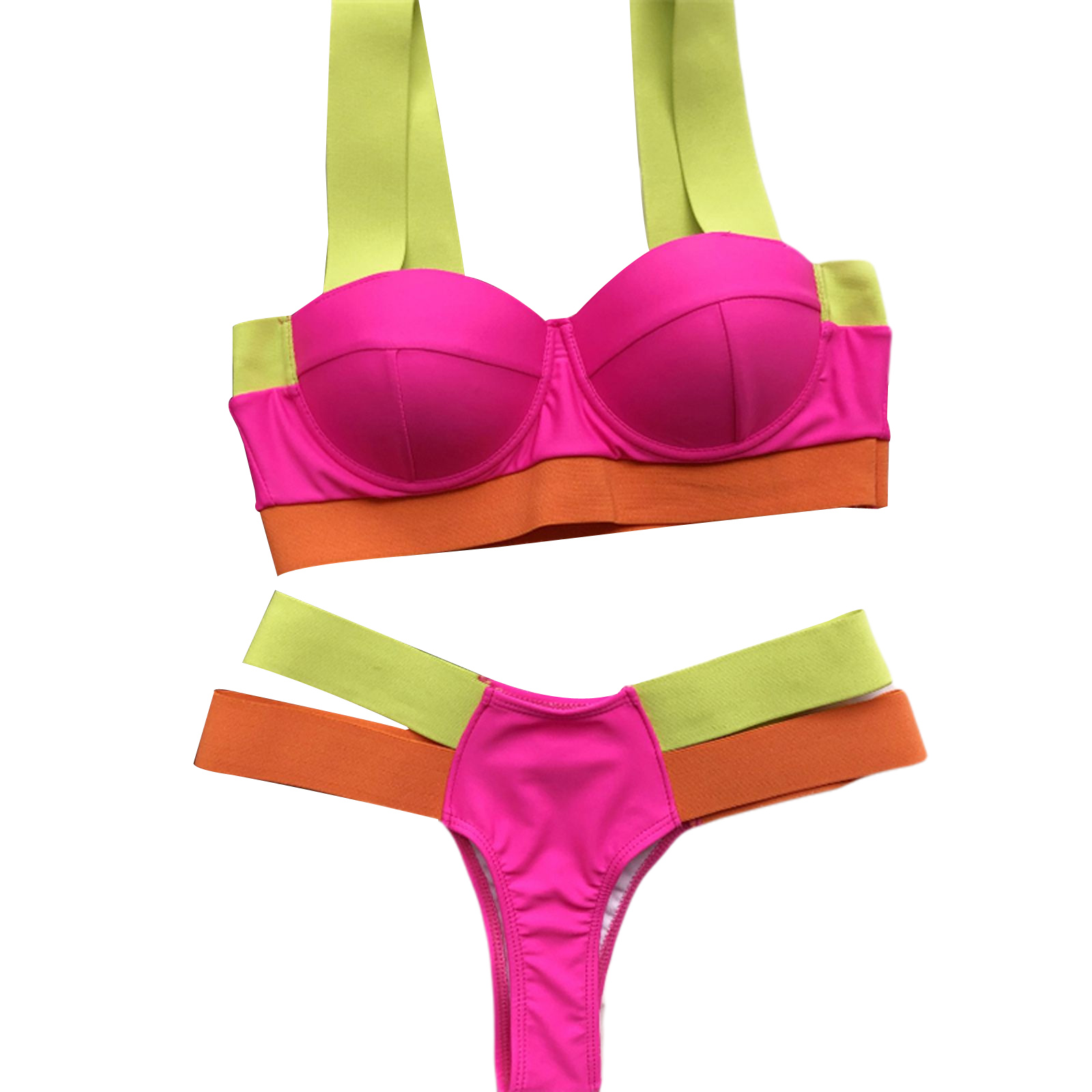 2021 NEW SEXY BIKINI SETS BLACK PUSH UP SWIMSUIT WOMEN SWIMW