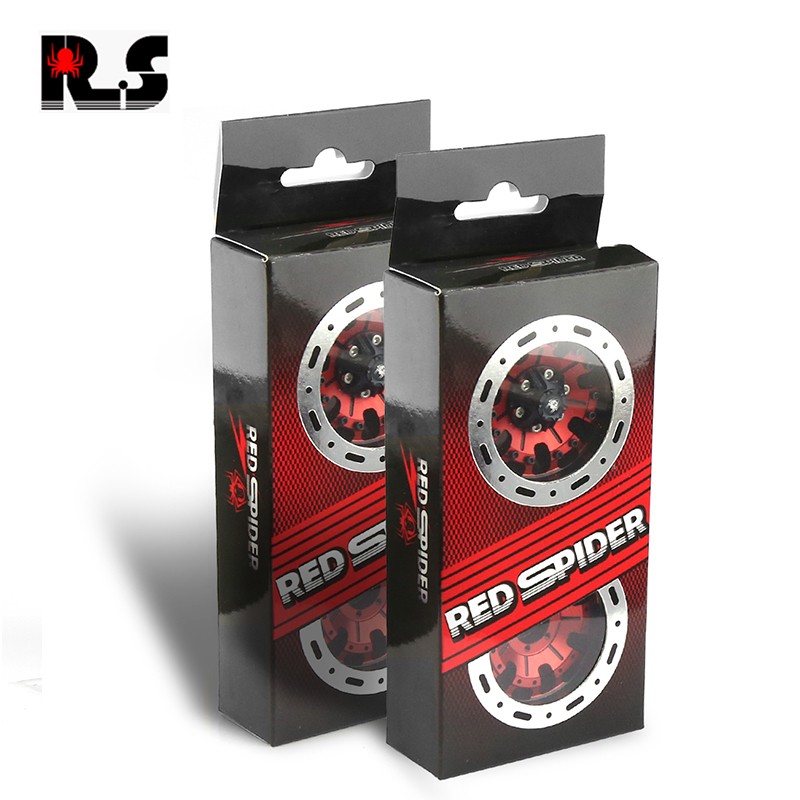 시뮬레이션 등산 자동차 알루미늄 합금 휠 1.9 인치 TRX4 RUITAI SCX10 범용 휠 화가 금속 R98