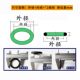 The outer diameter of the fluorine glue O-ring * wire is 1.5mm4/5/6/7/8/9/10/11/12/15/18/20 high temperature resistance