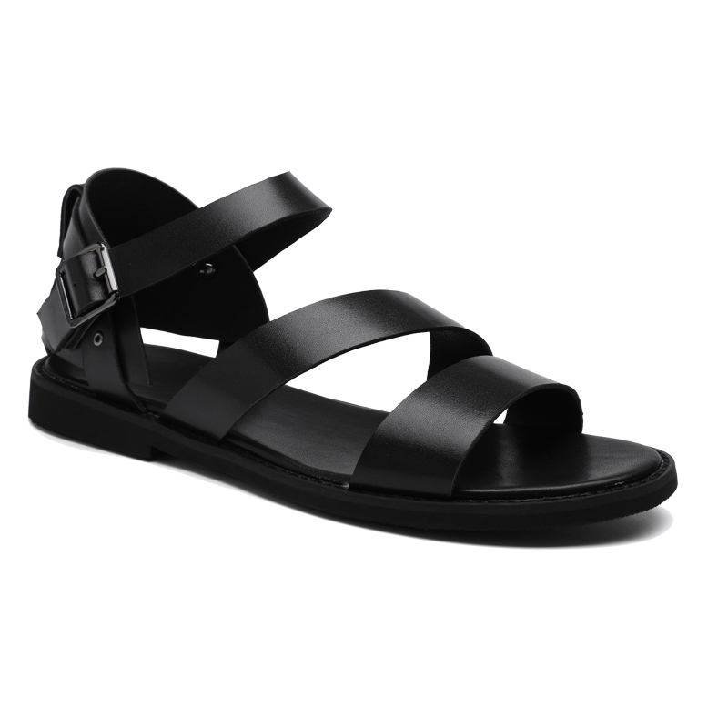 MENS PREMIUM SANDALS SUMMER 2024 NEW CASUAL BEACH SHOES LEATHER FASHION VERSATILE LEATHER SANDALS SOFT LEATHER