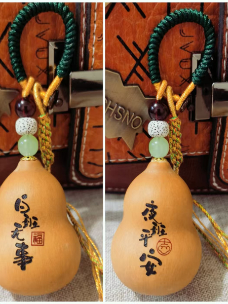 原创护士夜班平安葫芦挂件包包挂钥匙扣平安挂件平安葫芦手工编绳