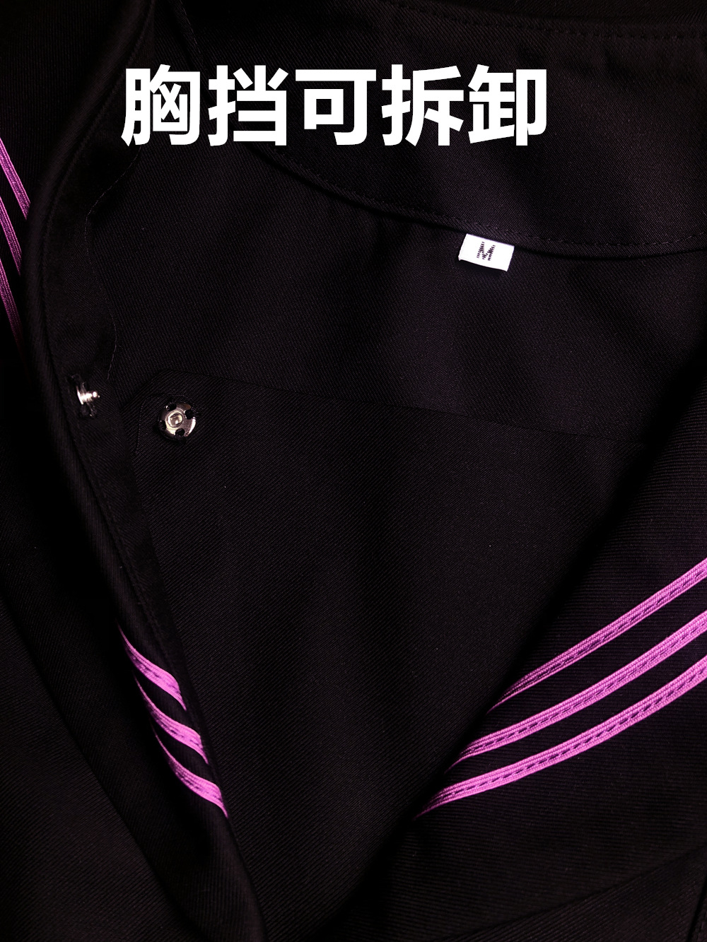 ORTHODOX BASIC PURPLE THREE MAIN LINE JAPAN JK UNIFORM LONG SLEEVE KANSAI PLACKET SAILOR SUIT MID WEAR PLEATED SKIRT SET