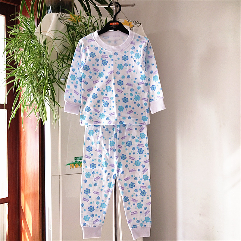 JAPANESE CHILDRENS UNDERWEAR SET BABY COTTON AUTUMN CLOTHES PANTS COTTON WOOL DUAL-PURPOSE PANTS BABY PAJAMAS SPRING AND AUTUMN CLOTHES ARE HOT SELLING