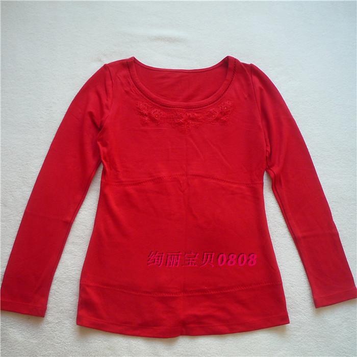 WOMENS DOUBLE THERMAL UNDERWEAR LACE LACE ROUND NECK LONG SLEEVE HEATING FIBER TOP BASE AUTUMN CLOTHES AUTUMN CLOTHES AUTUMN AND WINTER