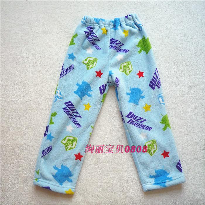 ORIGINAL NEW CHILDRENS CORAL FLEECE LOUNGEWEAR SET BOYS MONSTERS COLLEGE CARTOON PAJAMAS WARM CASUAL WEAR