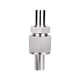 High vacuum VCR long rod joint gland welded pipe nut 316L high temperature micro-welded pure gas EP grade BA