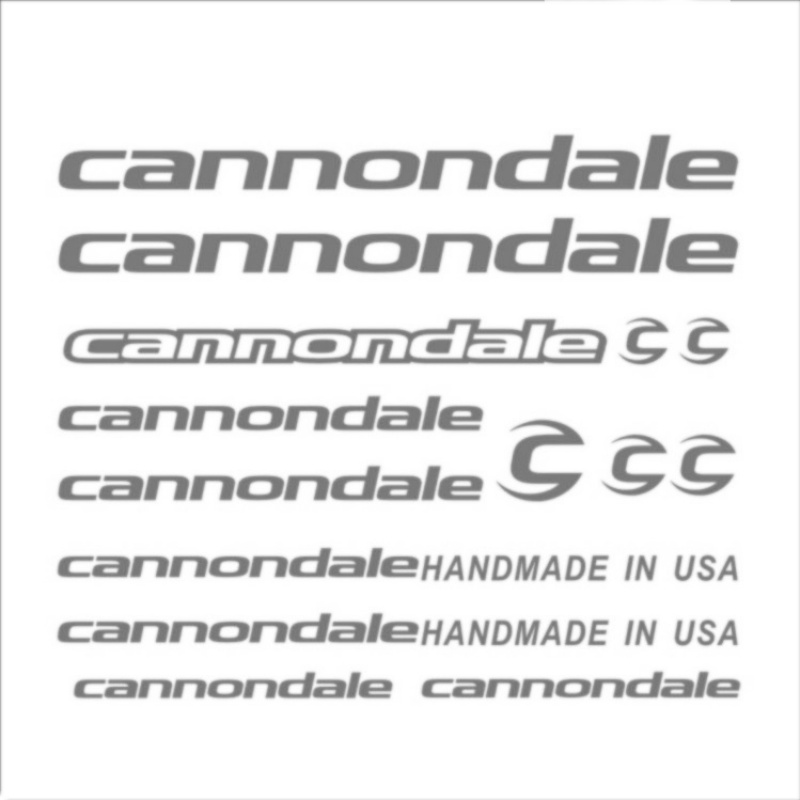 캐논 델 프레임 스티커 프론트 포크 어퍼 튜브 다운 튜브 스티커 산악 자전거 로드바이크