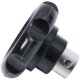 Bakelite small corrugated handle flashlight six-star corrugated handwheel light hole top thread handle thread machine tool hand wheel