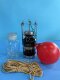304 stainless steel petroleum sampler 0.51L river and lake sampling fixed point fixed depth water quality sampling and water sampling