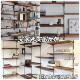 Storage rack, multi-layer solid wood board, E0 grade eucalyptus metal wardrobe bookcase storage rack display display environmental protection board