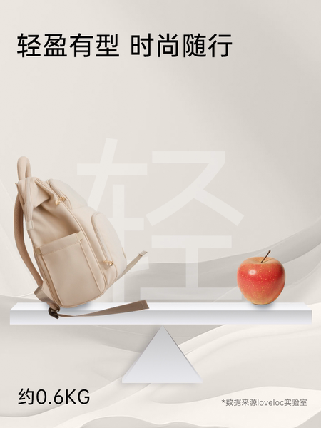 loveloc乐乐哺 妈咪包母婴外出轻便大容量双肩包多功能背包新款 — 2