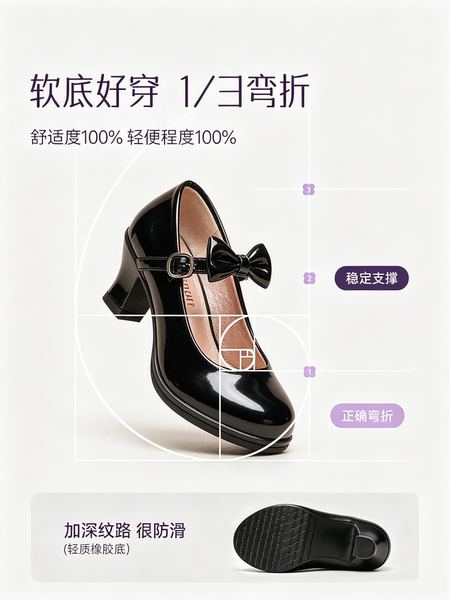 女童公主小皮鞋软底儿童2026新款女宝精致高端女宝配礼服漂亮秋季 — 5