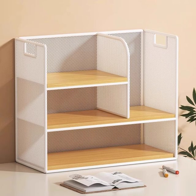 Bookshelf Desktop Shelf Simple multi-layer desk Students use office book storage rack to organize study room