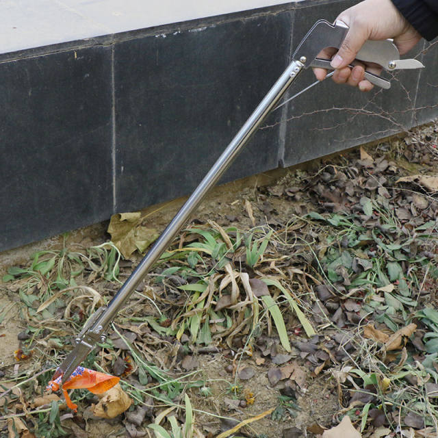 Garbage pickup clip pickup device Garbage tongs Fire tongs Pickup clip pickup clip Sanitary long handle clip sea chasing tool