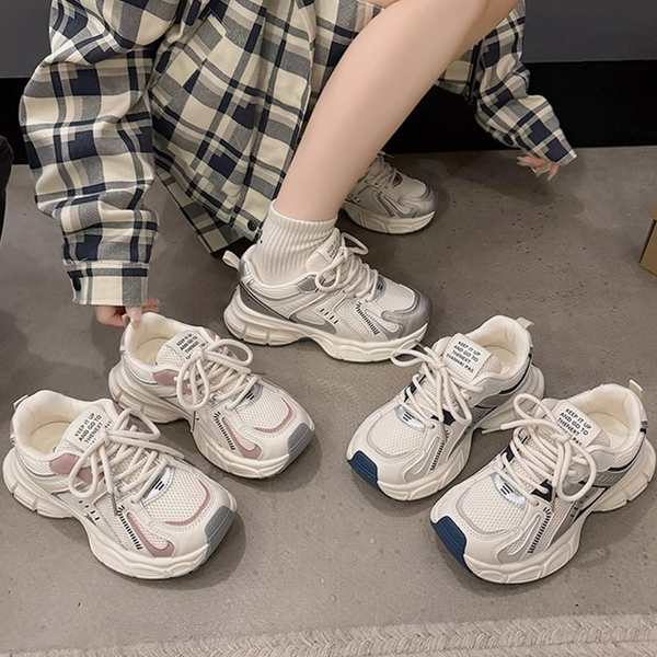 女童鞋子2026秋季新款中大童老爹鞋高颜值儿童运动鞋女孩网面透气 — 5