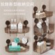 Suction cup bathroom without punching toilet tripod storage rack toilet wall-mounted toilet sink wall storage corner rack