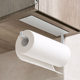Creative bathroom and kitchen carbon steel tissue rack without punching tissue rack hanger storage rack roll paper rack storage rack storage rack storage rack storage rack