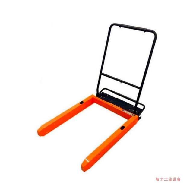 Plastic basket forklift turnover box forklift pedal manual forklift truck transport tool truck intelligence star rubber box lifting push truck