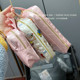 Japanese Kitty cartoon printed handmade makeup bag three-piece set for travel portable washing and storage bag