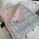 Customized cotton clamped bed cover tatami 3 meters four seasons universal non-slip clamped bed sheet thickened quilted bed cover