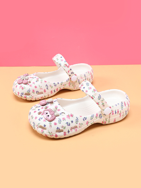 芭蕾女童洞洞鞋儿童拖鞋夏季新款女孩凉鞋玛丽珍防滑室内公主舞蹈 — 2