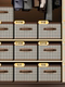 Clothing storage box houndstooth household wardrobe layered storage artifact placing clothing fabric folding storage basket