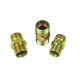 Truck gas road nylon pipe Asia Pacific pipe automobile brake air pipe three-piece set rivet head thread thread pass wire joint 12